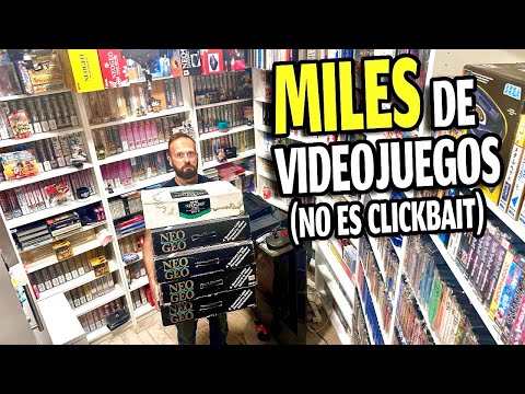 El ALMACÉN de los FULL SET de NEO GEO 😱 Tiene MILES de JUEGOS