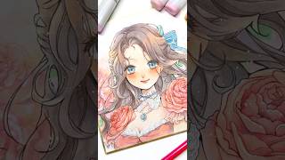 コピックメイキング🌹Ranunculusちゃんを描く~✍️ #drawing #copic #art
