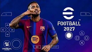 PES 2026 PPSSPP Android Offline Full Update UCL & League Kits Season 26/27 4K Graphics