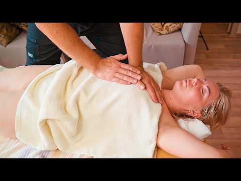 CHIROPRACTIC ADJUSTMENT FOR NECK AND BACK AND DEEP STRETCHING FOR CATHERINE