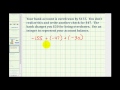 Understanding Overdrawn Bank Accounts and Negative Integers