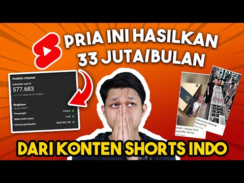 DAPET 33 JUTA PER BULAN DARI YOUTUBE SHORTS 🤑 - IDE KONTEN YOUTUBE SHORTS 2024