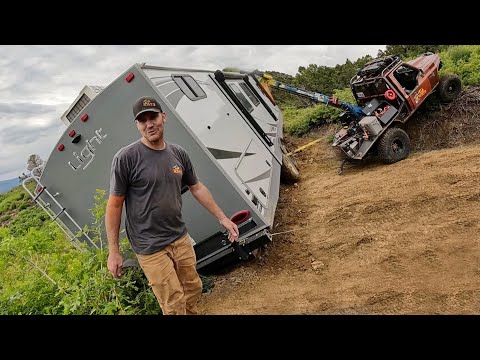 Off The Edge: This Trailer Recovery Might Be Too Much For The Rat Rod Wrecker!