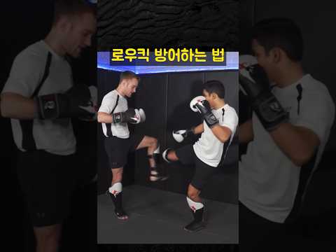 로우킥 찬 사람 바보만드는 법 ㄷㄷ