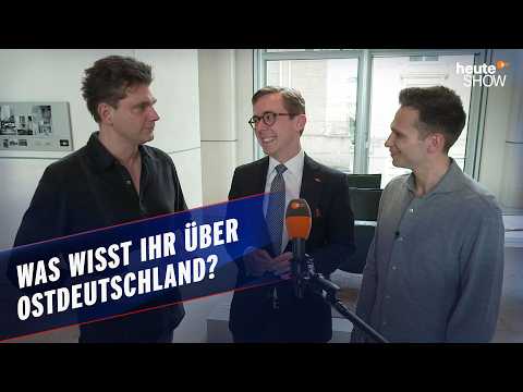 Das große Ostdeutschland-Quiz: Fabian Köster & Lutz van der Horst im Bundestag | heute-show