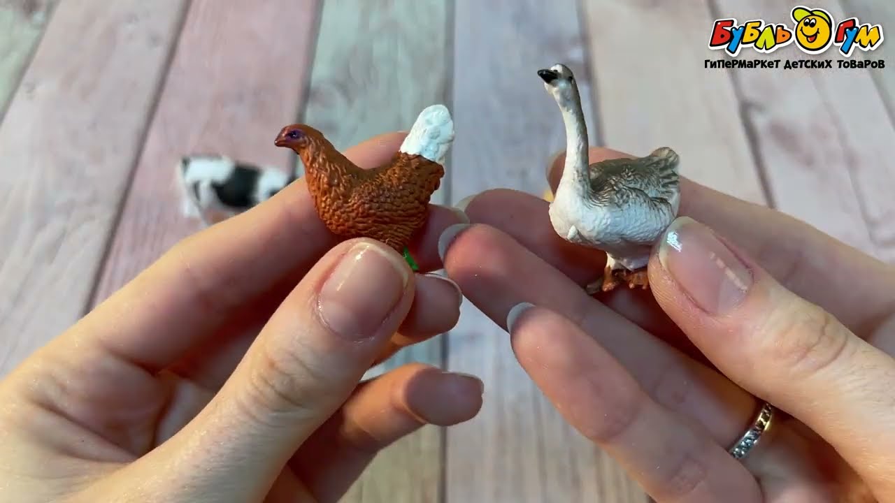 Набор фигурок Животные фермы с 3лет в ассортименте - видео Набор фигурок Животные фермы с 3лет в ассортименте - видео