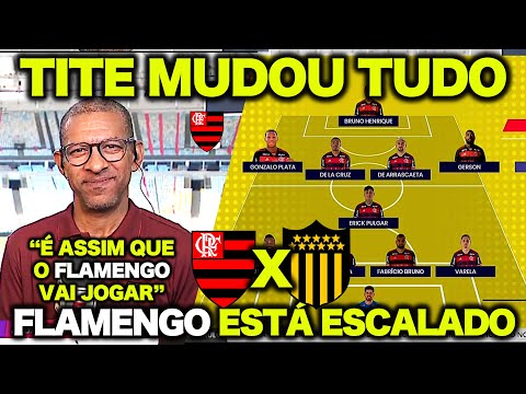 PEÑAROL ESTÁ CONFIANTE! TITE CHOCA a IMPRENSA ESPORTIVA com a ESCALAÇÃO! FLAMENGO X PEÑAROL