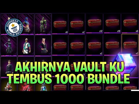 DEMI TEMBUSIN 1000 VAULT BAJU!!! AKU BUKA RATUSAN CRATE FF DAPET BANYAK BUNDLE PERMANEN CUY