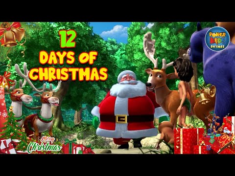 🐯 Mowgli and Friends Sing Christmas Carols | Jungle Book Festive Fun! 🎁@POWERKIDSRHYMESOFFICIAL