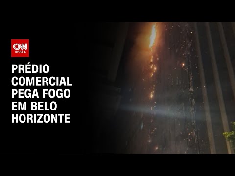 Prédio comercial pega fogo em Belo Horizonte | CNN NOVO DIA