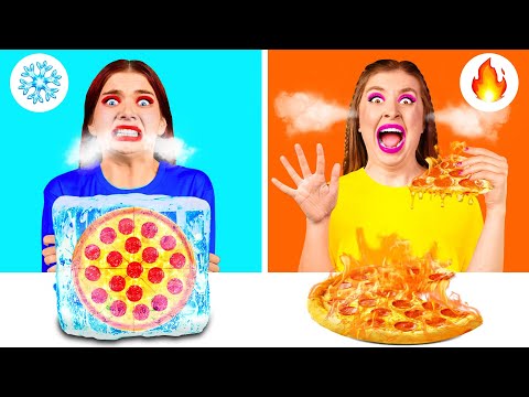 Hot vs Cold Food Challenge | Crazy Challenge by TeenTeam