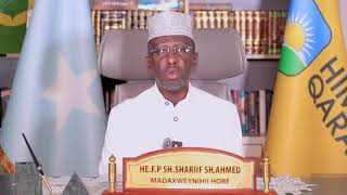 Daawo; MD Hore Sheekh Shariif oo reer Siinay ugu baaqay iney iska celiyan ciidanka kuso duulay...