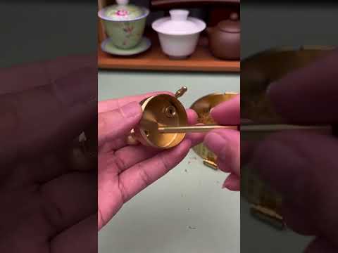 Brass cylindrical Baifu water filter cigarette holder