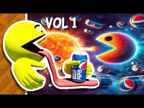 🥠Pac-Man and Drinks Compilation  Vol.1 🧃🧃🧃🥤🥤🥤 #pacman #funny #memes