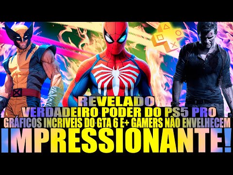 PS5 PRO: Poder OCULTO REVELADO Pela Digital Foundry! Gráficos de GTA 6, RE9, Jogos Grátis e mais