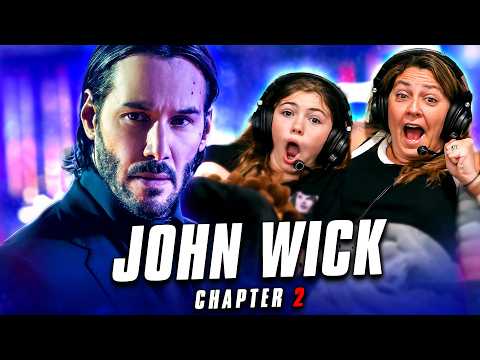 WOW!! Our First Time Watching JOHN WICK: CHAPTER 2! MOVIE REACTION!! Mom & Daughter Reacts