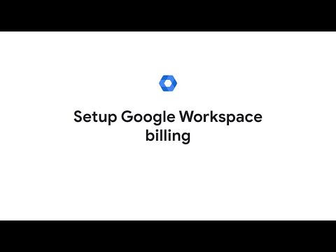 Setup Google Workspace billing