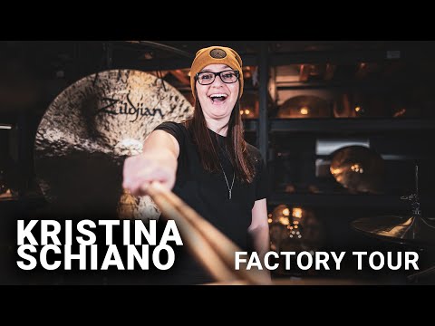 A day at the Zildjian Factory with Kristina Schiano
