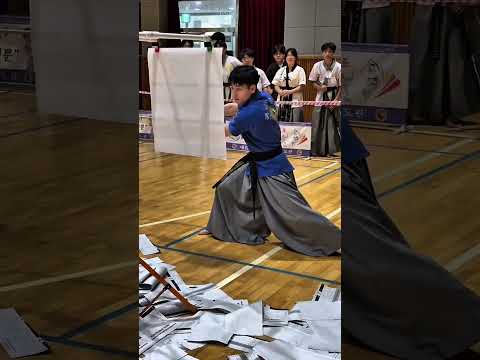 선수권대회 종이베기🔥 -성호영 부관장님- #해동검도 #진주본관 #sword #swordskills #martialarts #swordmaster #swordart #legend