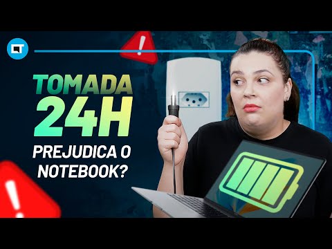 Pode usar o NOTEBOOK conectado na TOMADA o TEMPO todo? Ou não?