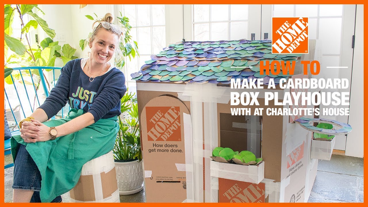 How to Create a Deluxe Cardboard Playhouse