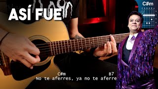 Así fue - Juan Gabriel GUIATRRA ACORDES + REQUINTO | Cover Christianvib