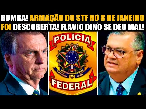 BOMBA! ARMAÇÃO DO STF NO 8 DE JANEIRO FOI DESCOBERTA! FLAVIO DINO SE DEU MAL!