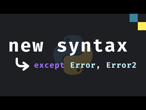 New in Python 3.14: Exception syntax update