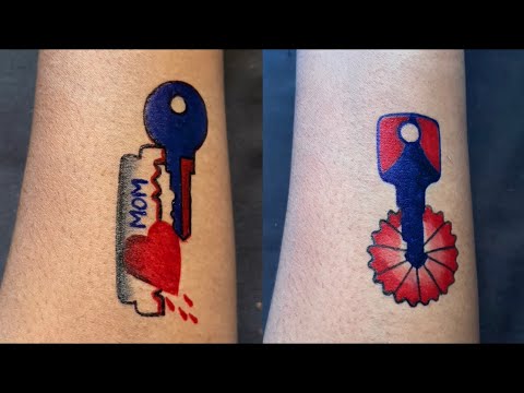 2 different types tattoos designs ❤️🤗