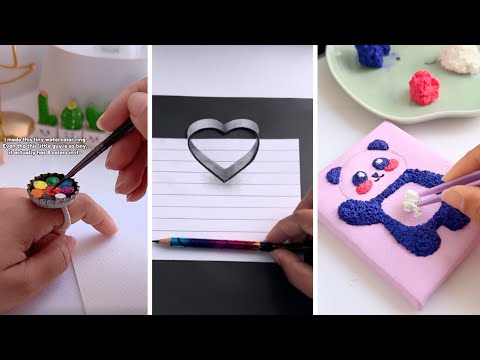 Easy Creative Art Ideas When You’re Bored | Painting Techniques | Pencil sketch | mukta_easy_drawing