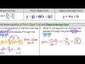 Writing Linear Equations with Point Slope Form