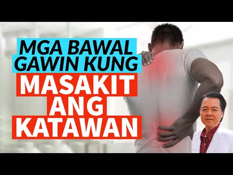 Mga Bawal Gawin kung Masakit ang Katawan. - (Repost Video)