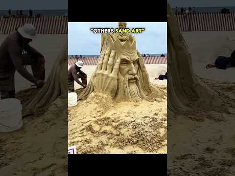 Awesome Sand Sculpture☠️️
