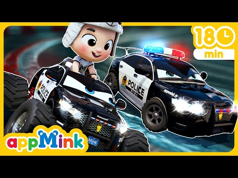 🚓 Police Car Songs! Heroes in Action! 🚨 #appmink #nurseryrhymes #kidssong #cartoon #kids