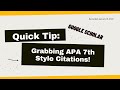 APA Citation Practices and Guidelines