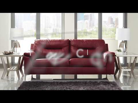 Tensas Crimson Sofa Loveseat 39603 38 35 Living Room Tensas Crimson Sofa Loveseat Video