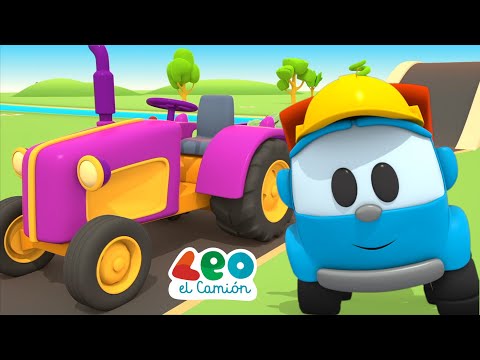 Leo el Camión - Leo y el Tractor - NUEVO Capitulo con carros para niños y tractores infantiles