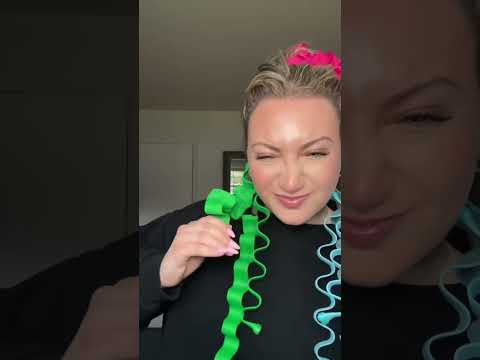 My fav hair curlers #amazonhaircurlers #curlyhairhack
