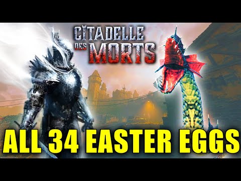 ALL 34 Citadelle Des Morts Easter Eggs Guide (Complete version) Black Ops 6 Zombies Side Easter Eggs