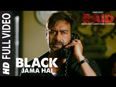 Full Video: Black Jama Hai Song | RAID | Ajay Devgn | Ileana D&#39;Cruz | Sukhwinder S | Amit Trivedi