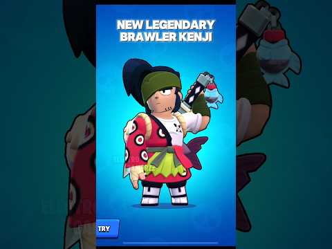 NEW LEGENDARY BRAWLER KENJI IS OP | SNEAK PEEK #shorts #brawlstars