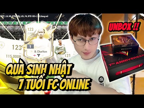 IBROBOT UNBOX HỘP QUÀ SINH NHẬT 7 TUỔI FC ONLINE VÀ BÙNG NỔ VỚI VÒNG SK NGON NHẤT TỪ LÚC CHƠI GAME