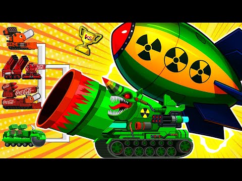 EP.2 - EVOLUTION of NUCLEAR JAW TANK & POCHITA REVENGE! Coca Cola Tank, Pochita,...