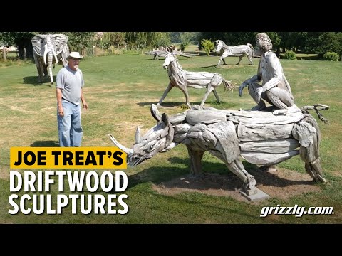 Grizzly Maker Joe Treat | Driftwood Animal Sculptures...