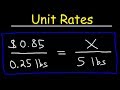 Exploring Unit Rates and Ratios in Word Problems