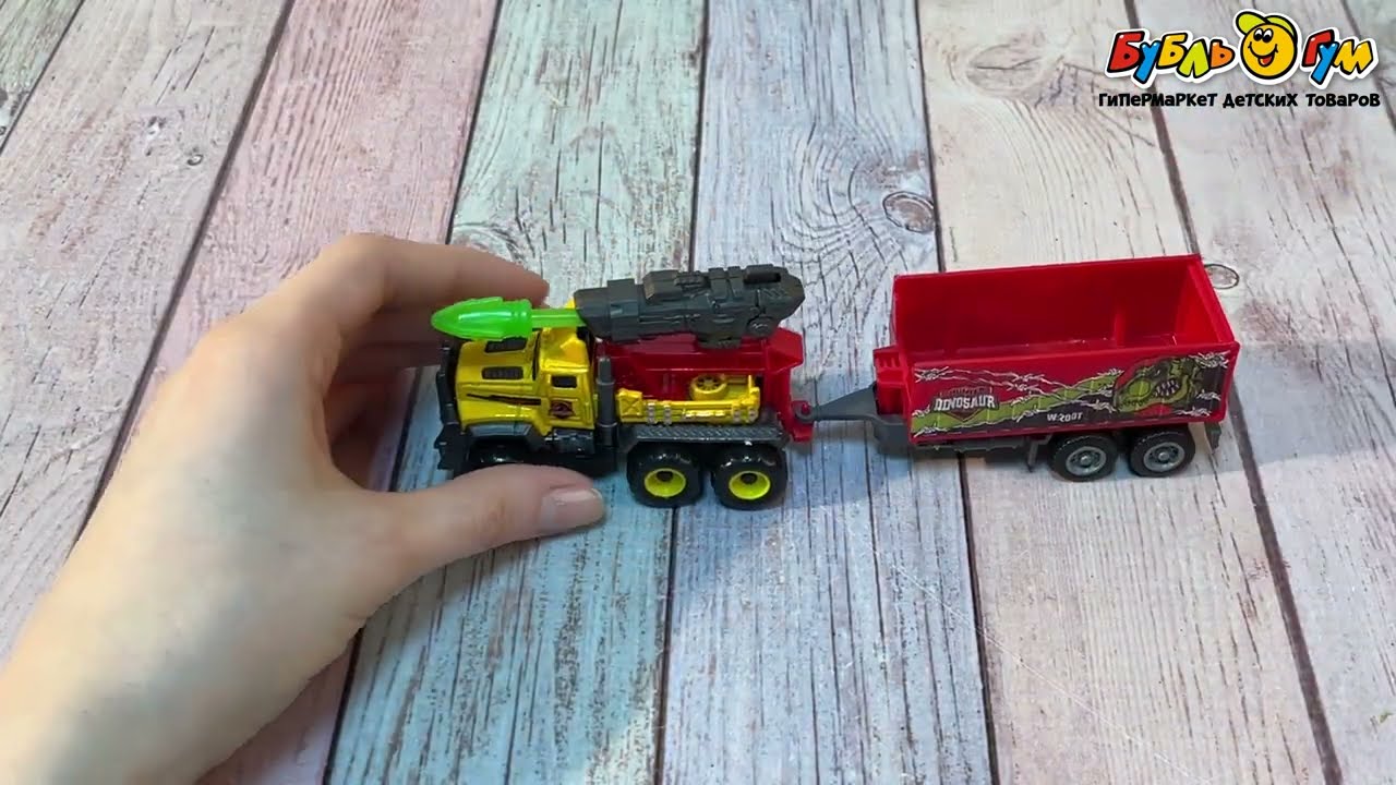 Набор фигурок Lanson Toys Динозавры с автомобилем в ассортименте  - видео