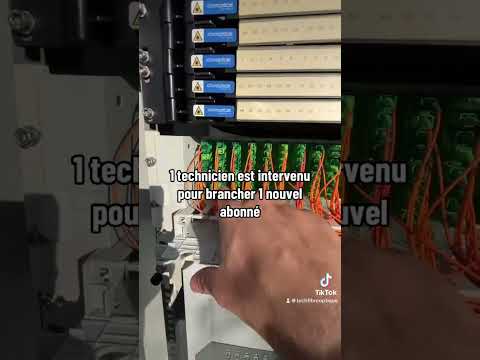 Débranchent d’une ligne professionnelle fibre optique #fibreoptique #internet #connexion