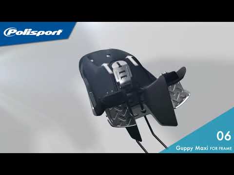 Polisport Guppy Maxi Cadeira Infantil Traseiro Quadro Montagem - Preto