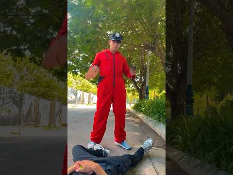 Money Heist vs Police Part15 #moneyheist #parkour #police #escape #shorts #getgo