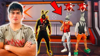 CAZERIA DE CONEJOS FALSOS 🤣 FREE FIRE